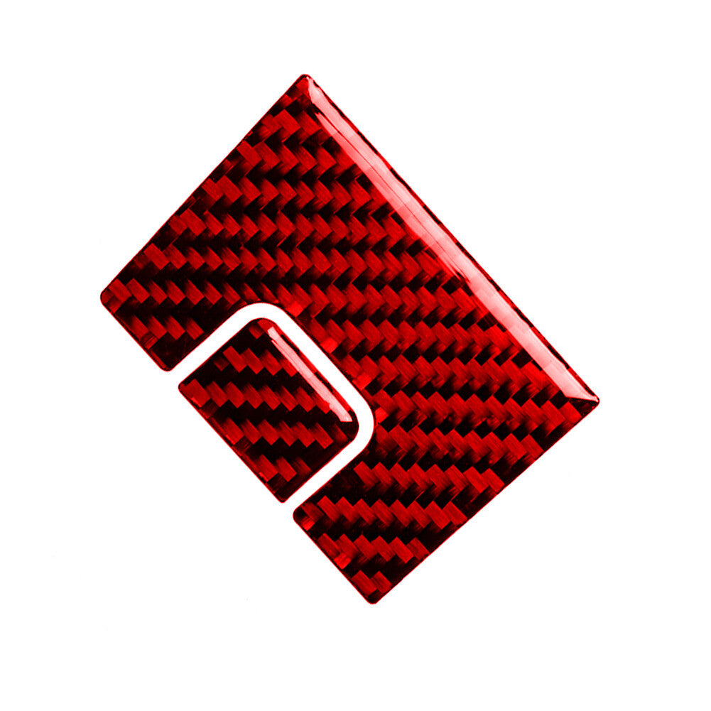 for Co -pilot Storage Door Handle Trim Panel Carbon Fiber for Nissan 350Z 2006-09 Red
