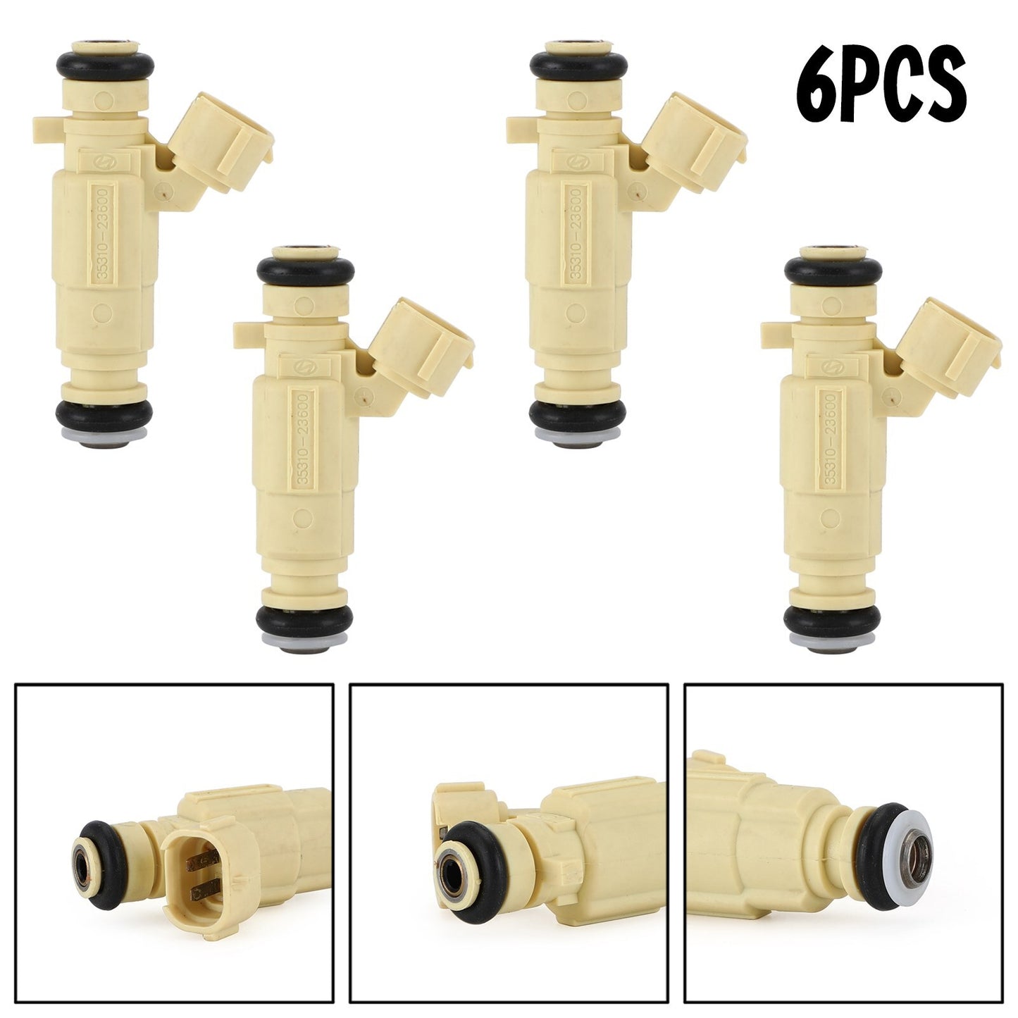 4X Vehicle Fuel Injector for Hyundai for Tucson for Kia Soul 2.0L 2.7L 35310-23600
