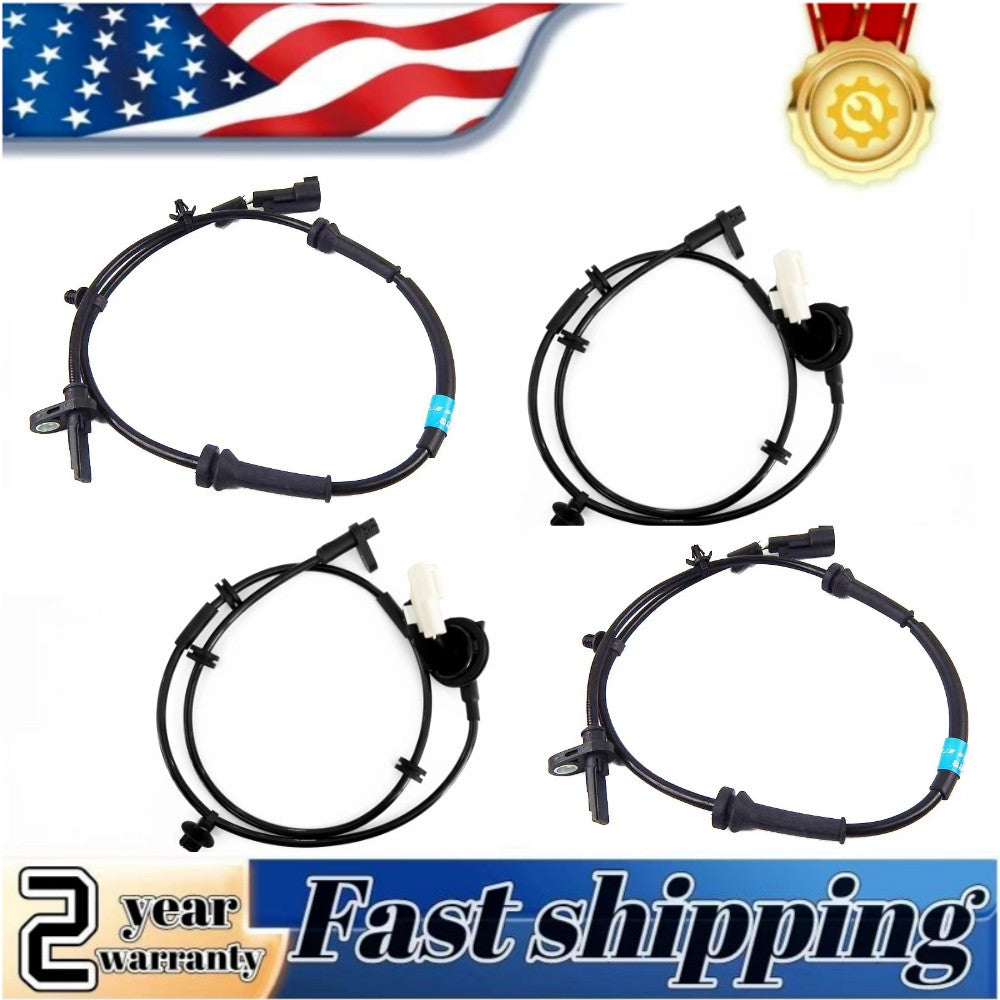 4-pack ABS wheel speed sensors: front, rear, left. Applicable to: for Mazda 2 (2011-2015).