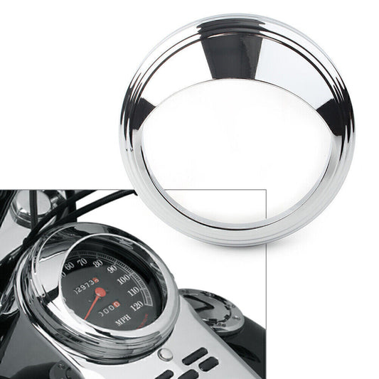 5 Visor Speedometer Gauge Bezel Cover Trim Ring for Harley Davidson Chrome