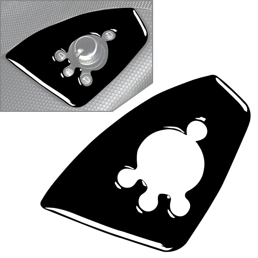 LHD Interior Door Lock Button Panel Cover Trim Black Fit for Audi TT TTS TTRS 08-14