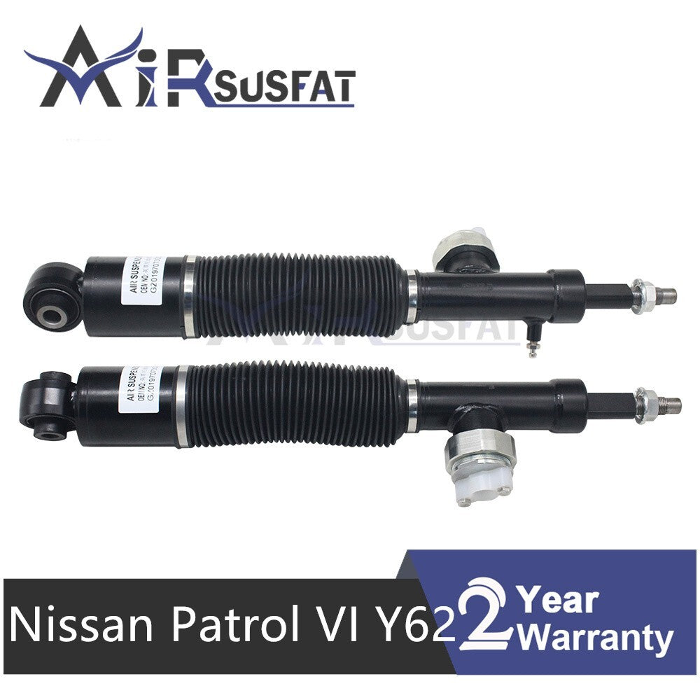 Pair Rear Right Left Suspension Shock Struts for Nissan Patrol VI Y62 AWD 10-23