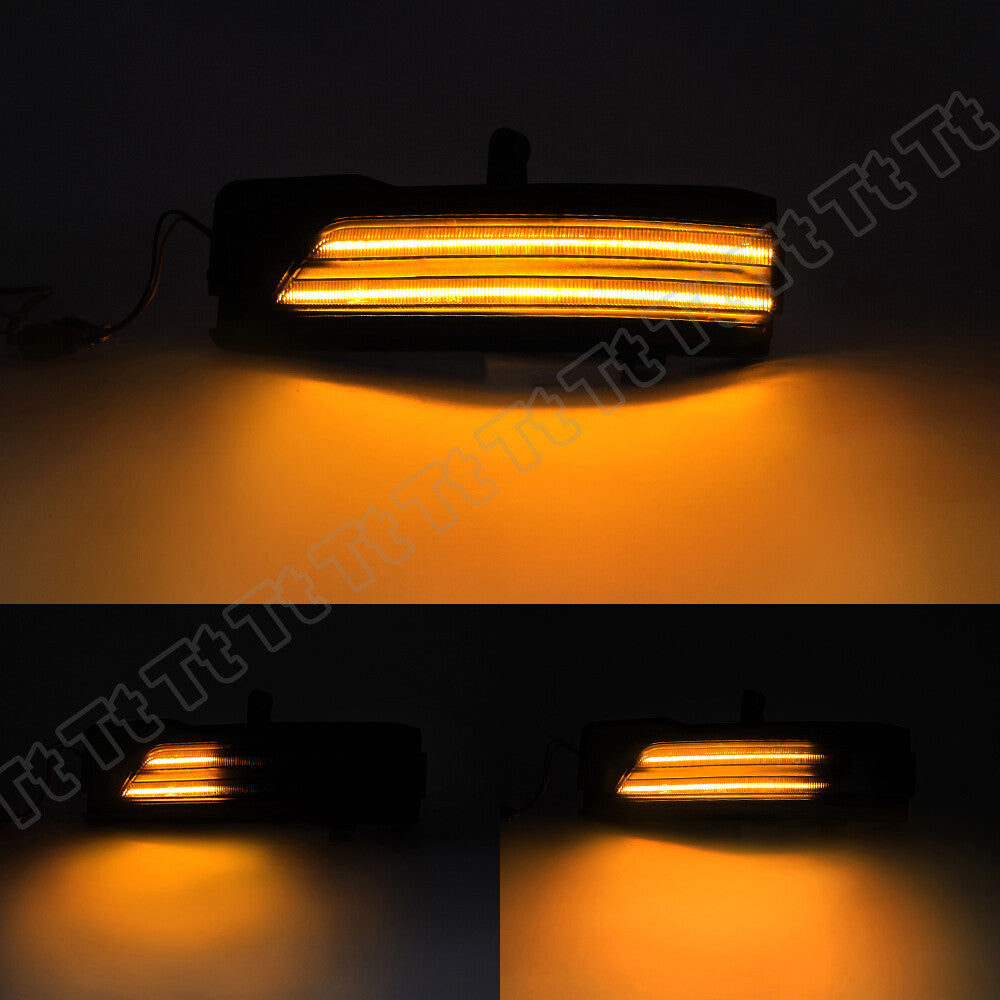 Suitable for 2019-2022 for RAM 1500 sequential LED side mirror lights, turn signals, and smoked finishes.