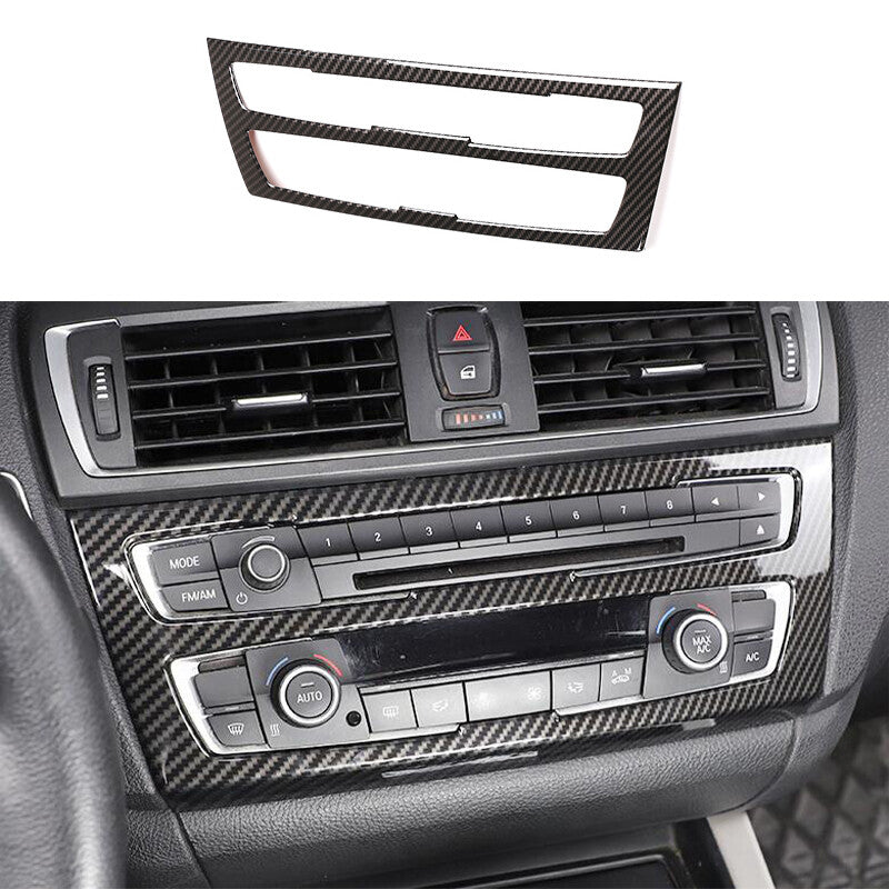 for BMW F20 F21 F22 F23 Carbon Fiber Style Air Conditioning switch Panel Trim