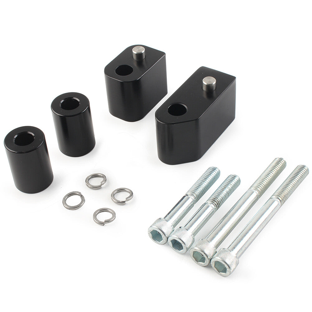 1-1/4 Driver Floorboard Spacer Extension Fit for Harley Street Tri Glide Black po