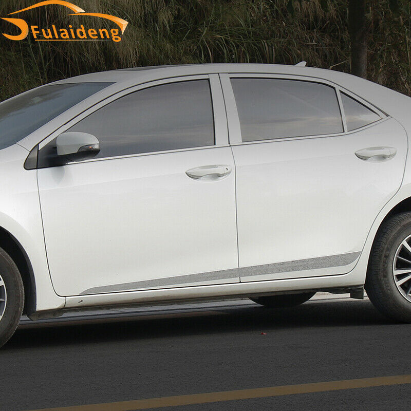 4pc for Toyota for Corolla 2014-2018 stainless Car Door Body Side Molding Cover Trim