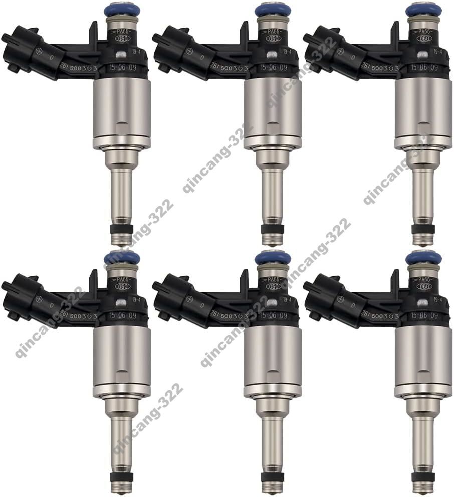 6 Pieces Fuel Injector 12663380 for Chevrolet Vehicle 2012-2017 Traverse