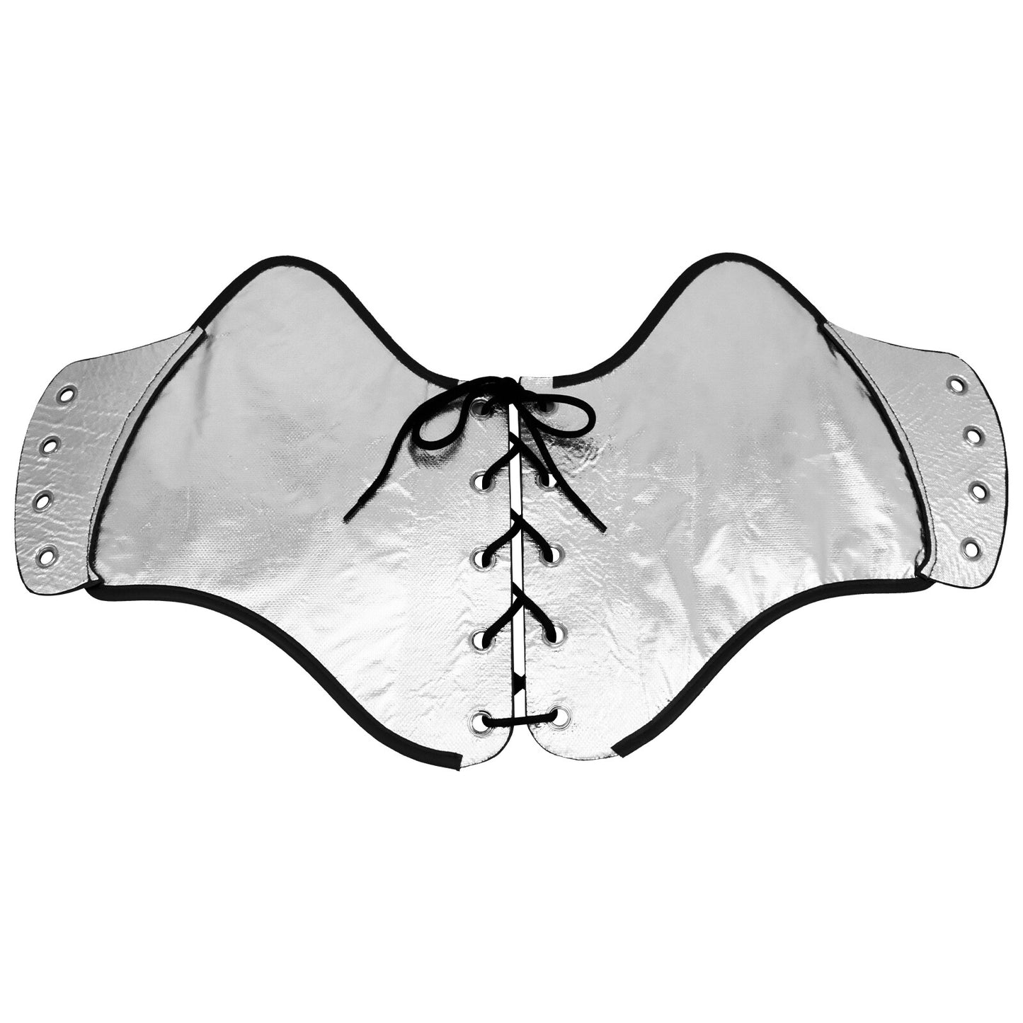 Black PU Leather Heat Saddle Shield Deflector Fits For Most Universal Motorcycle