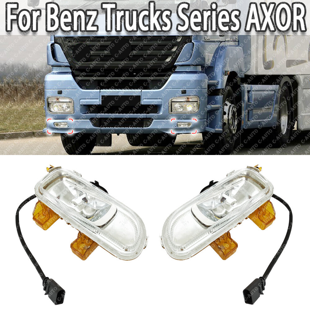 Pair Front Bumper Fog Light for Mercedes-Benz Trucks Series AXOR 9408200156