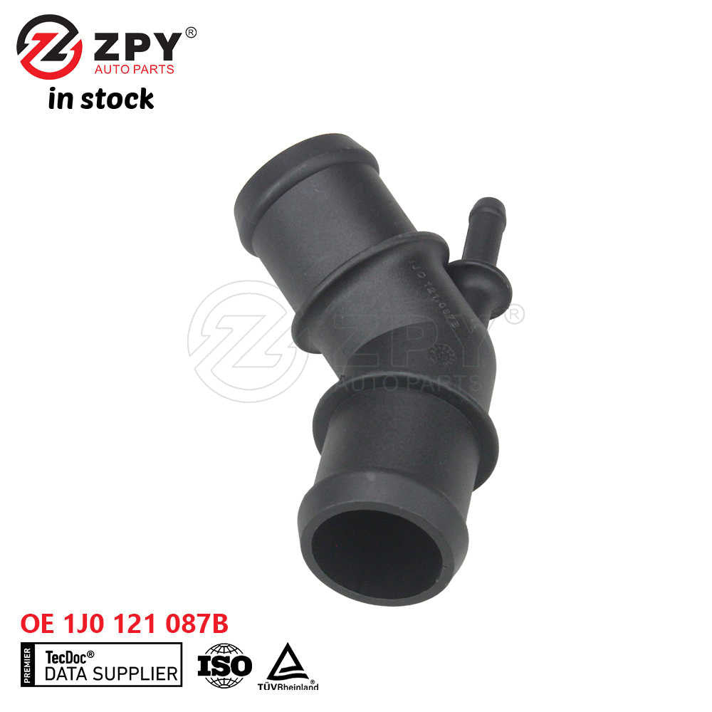 ZPY for VW for Jetta for Passat Beetle EOS Radiator Coolant Hose Connector 1J0121087B