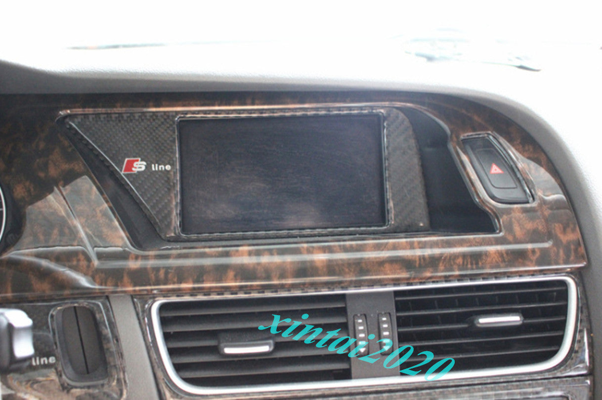 14P Accessories Peach Wood Grain Inner Trim Kit Cover for Audi A4 B8 2009-2012