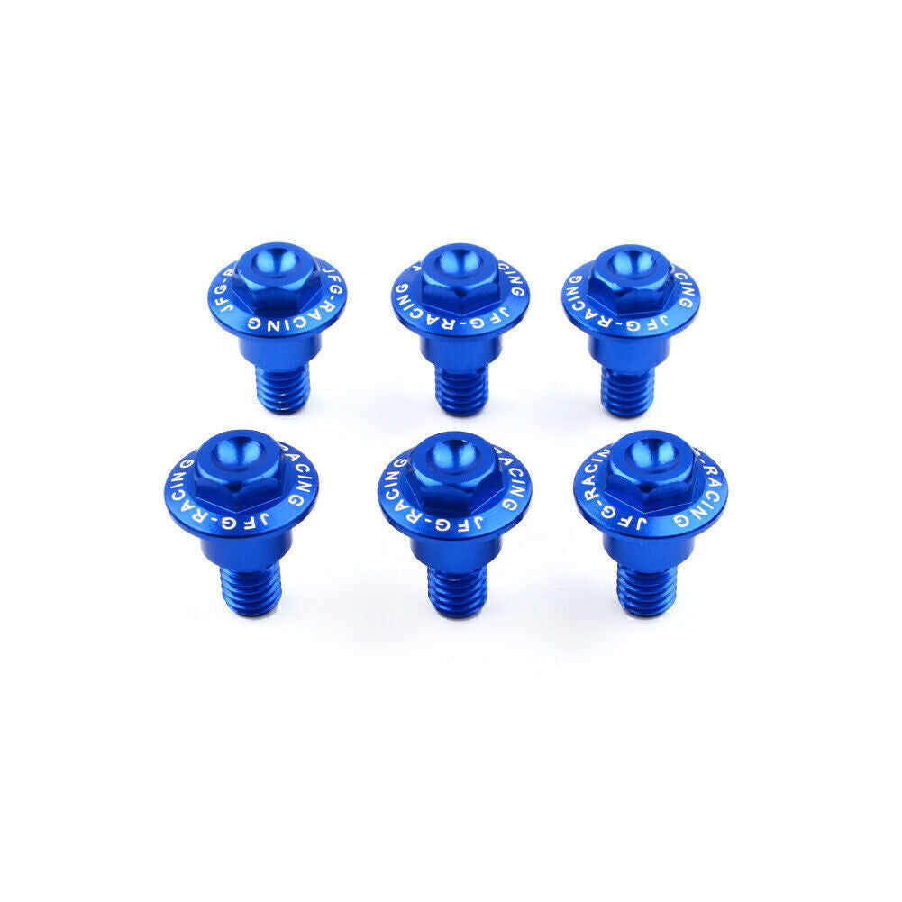 6x Fork Guard Bolts Fit for Yamaha YZ450FX 250FX YZ250X 125X YZ125 250 450F 2008-18