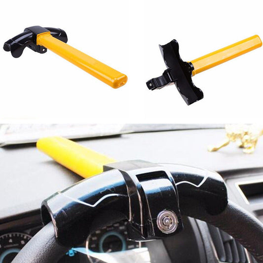 Universal Car Steering Wheel Lock Anti-Theft Security Lock 2 Keys Devices Steel