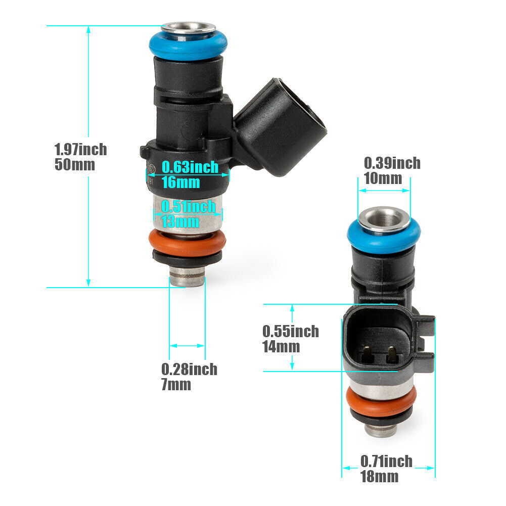 Fuel Injector 2521068 for Polaris RZR 570 900 Ranger Crew XP 1000 Sportsman 450