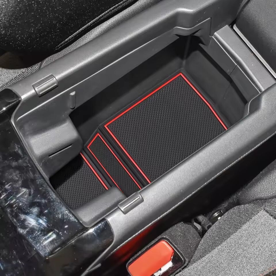 Anti-Slip Gate Slot Cup Mat for Peugeot 2008 e-2008 GT Line 2019 - 2024 White