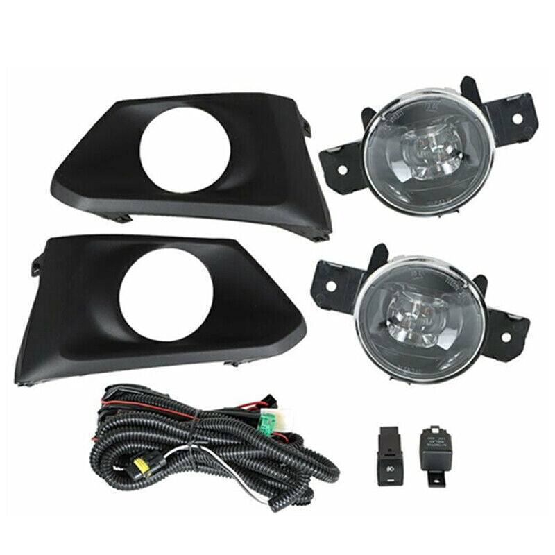 1Set LED Fog Lights Bumper Lamps Wiring Switch Kits for Nissan Altima 2019-2021
