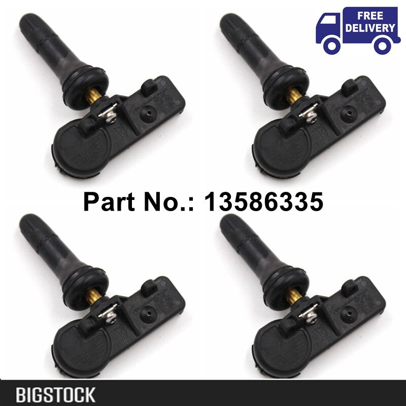 4pcs Tire Pressure Sensor TPMS 13586335 20923680 For G M C for Buick for Cadillac CTS