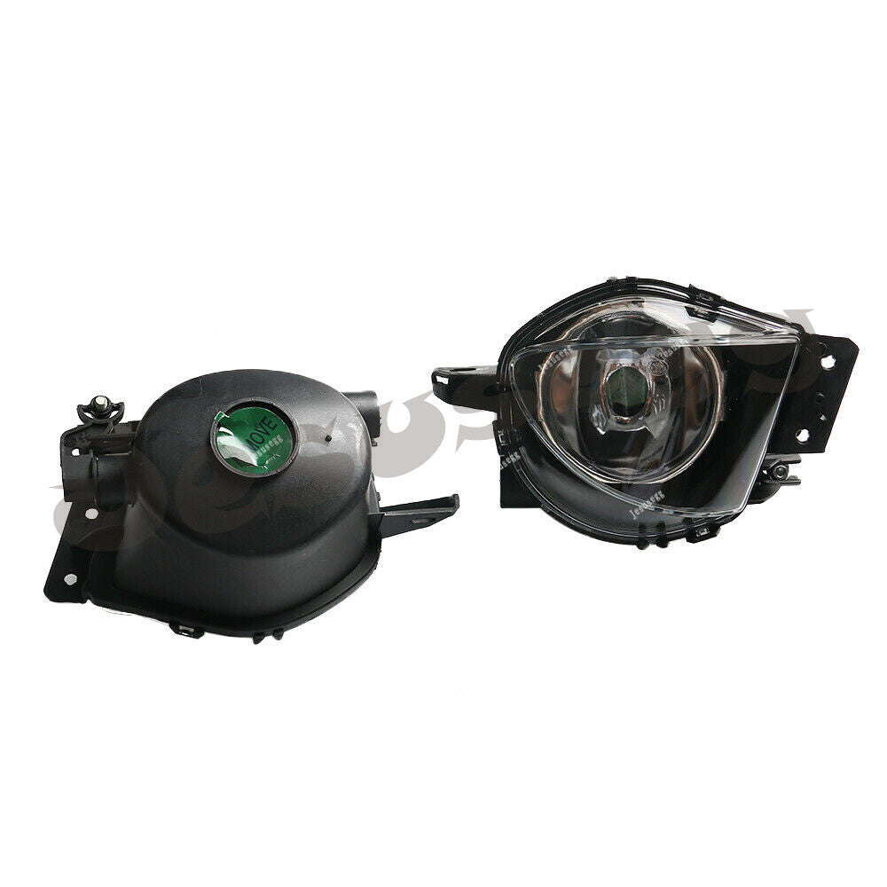 Set of 2 Left + Right Side Front Clear Fog Light Lamp Assembly for BMW 3 Series