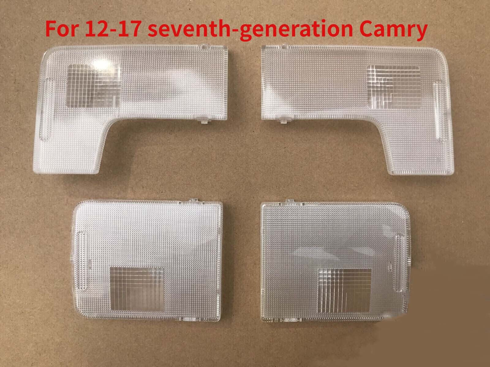 4 PCS for Camry 2012-2017 Interior Roof Front for Rear Reading Light Cover