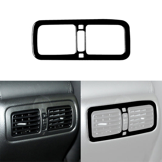 Piano Black Rear Center Air Vent Outlet Cover Trim for Infiniti G37 2010-2013