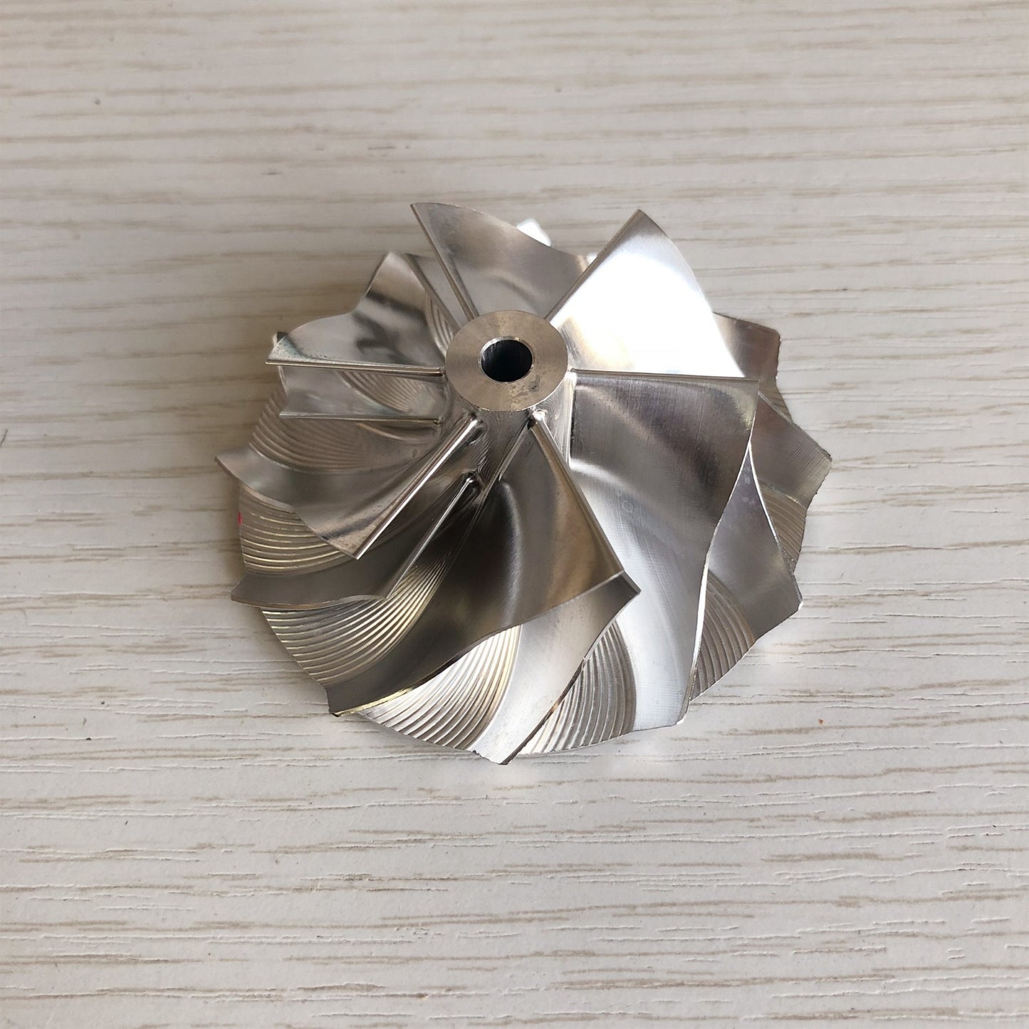 TD04 Reverse 49.00/64.89 mm 6+6 Blade Performance Turbine Billet Compressor Wheel