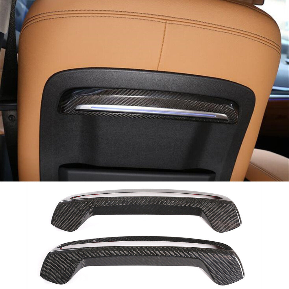 Real Carbon Fiber for Seat Back Panel Decorative Trim for BMW 3 Series G20 G28 2020+