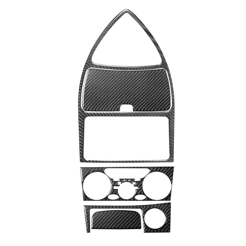 5x Carbon Fiber Interior Central Console Cover Trim for Toyota Celica 2000-2005