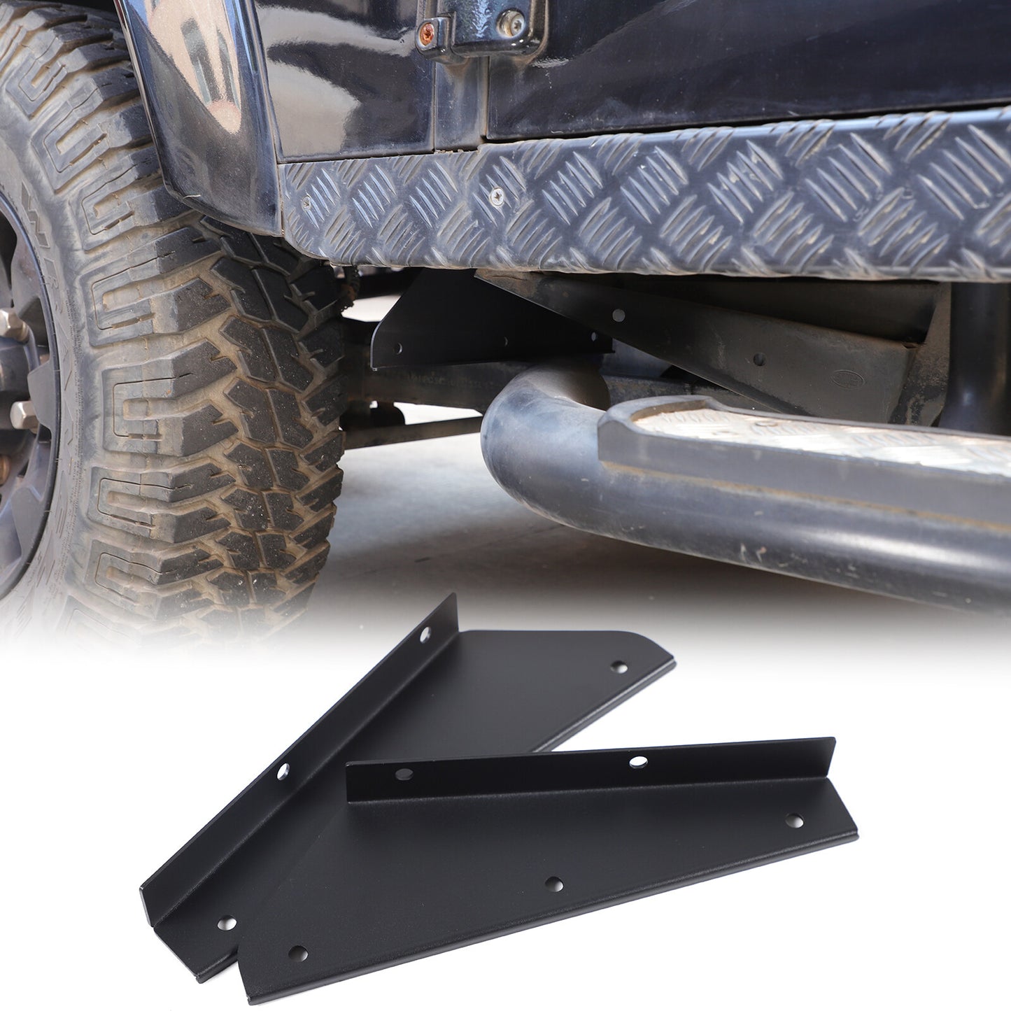 Front fender liner base trim for Land Rover for Defender 90 110 2004 - 2019 2 pieces