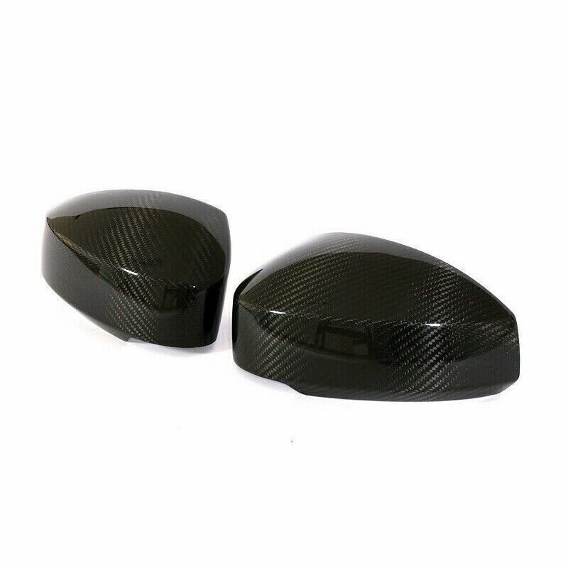 Pair Car Side View Mirror Caps Parts for Nissan 350Z Z33 2003-2009 Carbon Fiber