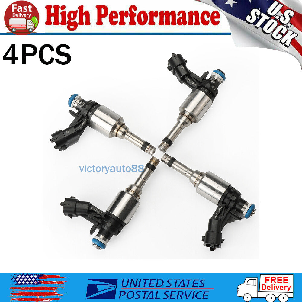 4-pack fuel injectors for Hyundai for Veloster Accent 1.6L 2012-2017 35310-2B130