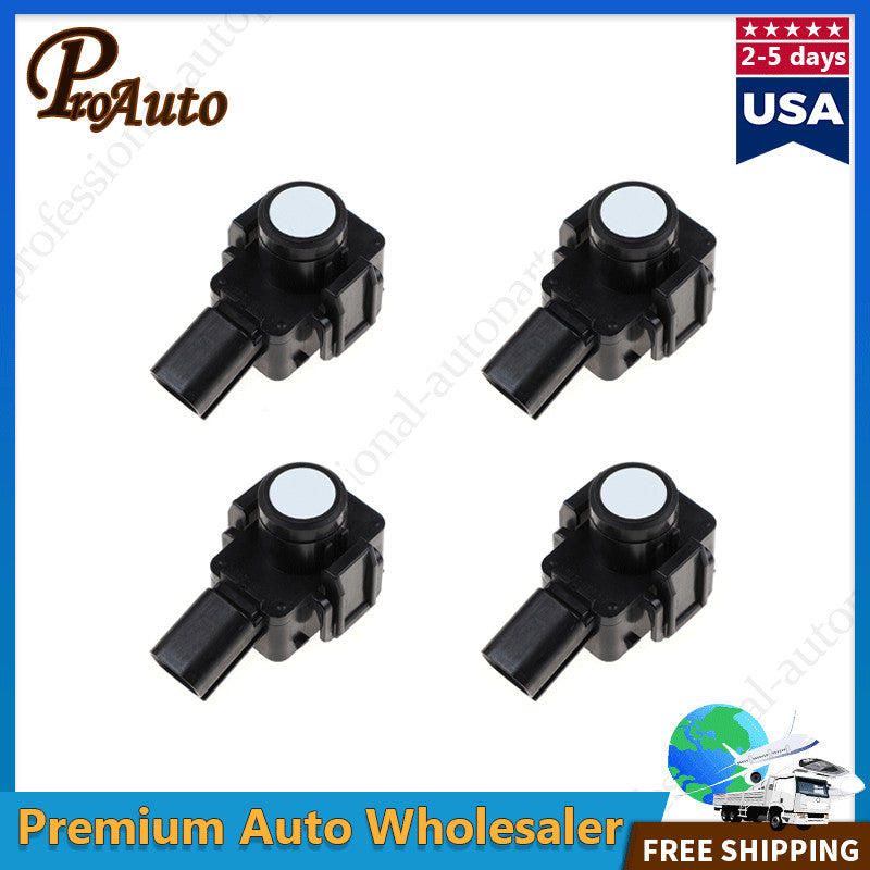 4X 89341-58070 Ultrasonic PDC Parking Sensor White for Toyota Prius 2016-2018