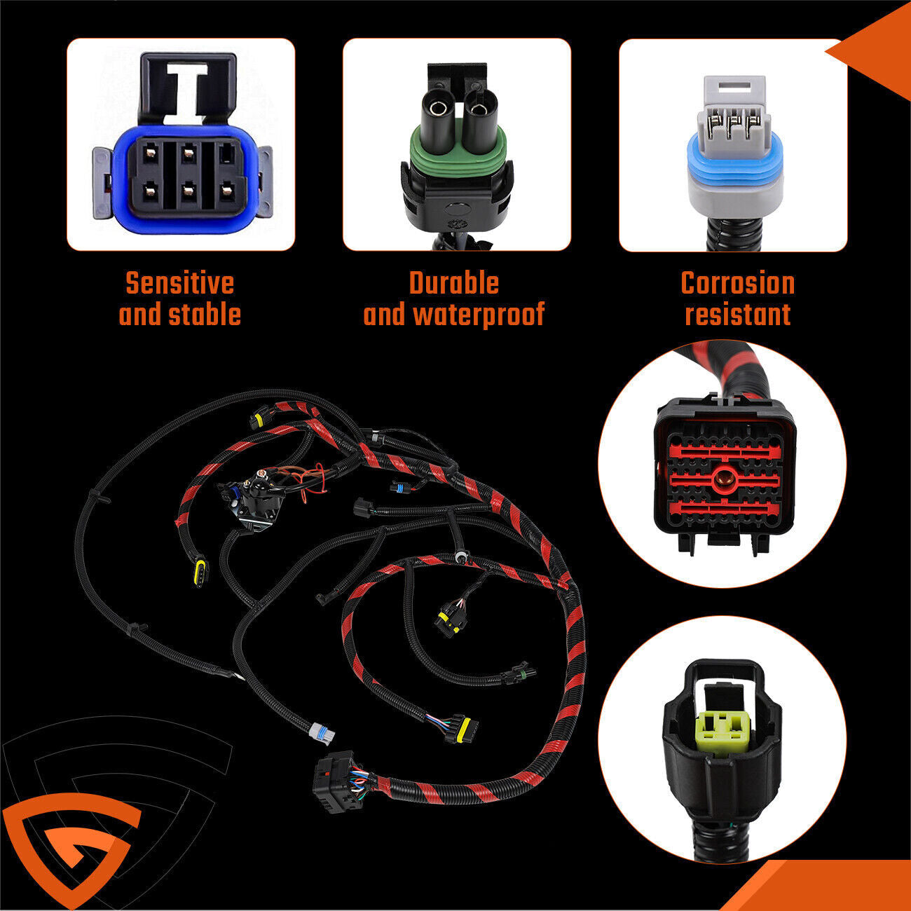 For 1997 F-250 F-350 for Ford Engine Wiring Harness Cable 7.3L Diesel KY