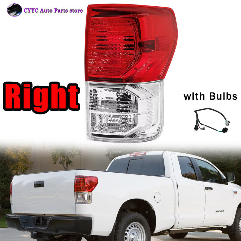 Right Tail Lights Brake Lamps w/Bulbs for Toyota Tundra 2010-2013