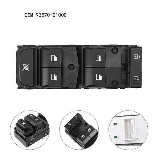 for Hyundai Sonata 15-19 Power Window Main Switch Driver Door Left 93570-C1000 1