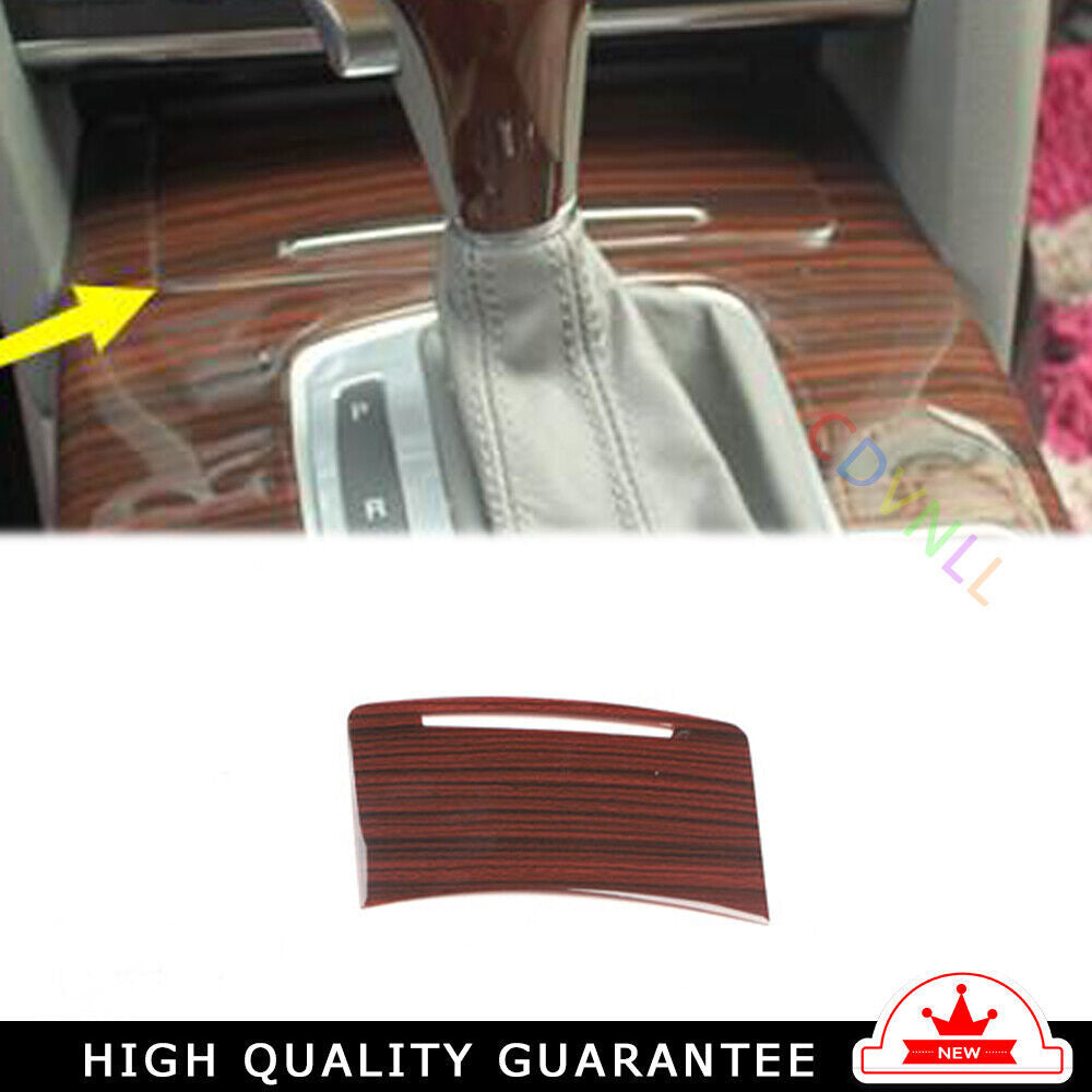 Console Cigarette Lighter Storage Box Trim Fit for Audi A6L 2005-2011 Red Wood