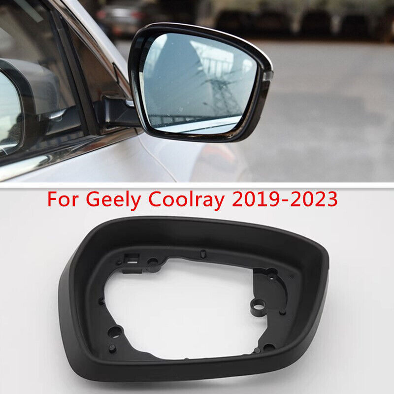Matte Black RH Rearview Door Mirror Cover Housing for Geely Coolray 2019-2023
