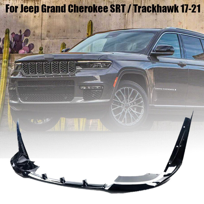 for Jeep Grand Cherokee SRT / Trackhawk 2017-2021 W/ Winglet V3 Front Bumper Lip