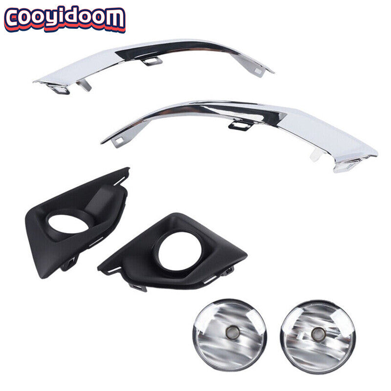 Front bumper, fog lights, and bezel kit for 2018-2021 for Chevrolet Traverse (Complete)