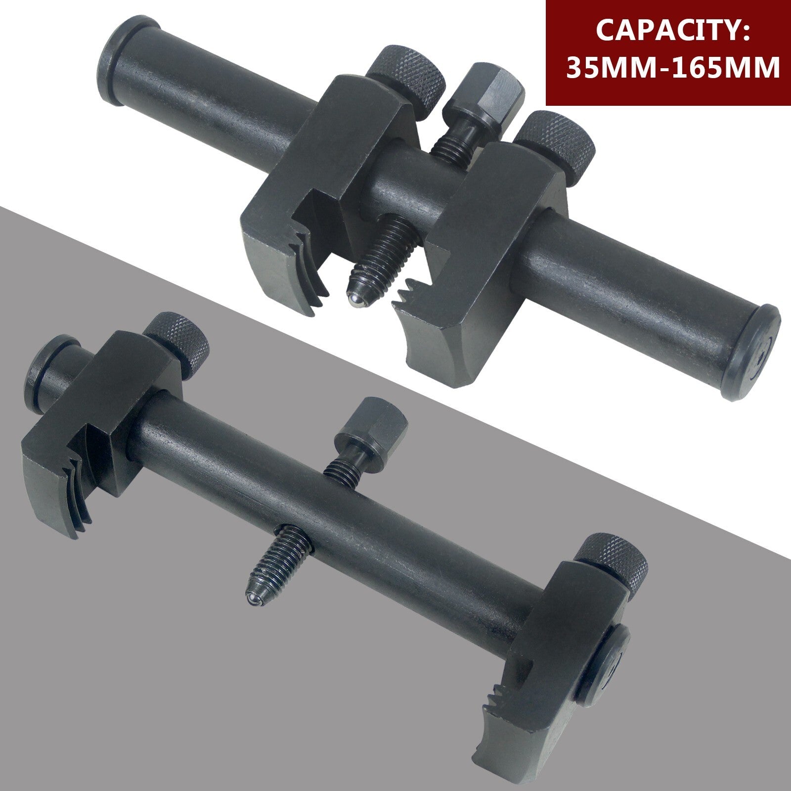 Professional puller for removing threaded pulleys and crankshafts - Adjustable