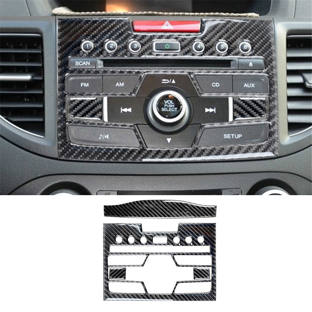 57Pcs Carbon Fiber Interior Full Set Cover Trim Kit for Honda CRV CR-V 2015-2016