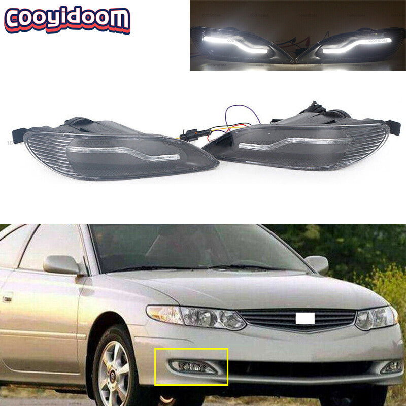 pair of for Toyota for Camry (2001-2008) and for Corolla (2002-2004) with front LED fog lights.