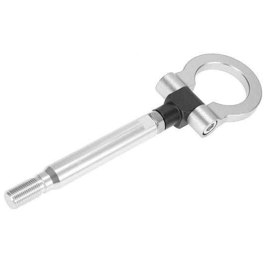 Silver JDM Track Racing Tow Hook Trailer For 2013-22 for Subaru WRX STI BRZ Impreza