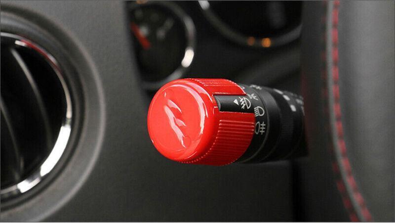 Fit for Jeep for Wrangler JK 2011-2017 Bright Red Steering Wheel Control Rod Sleeve