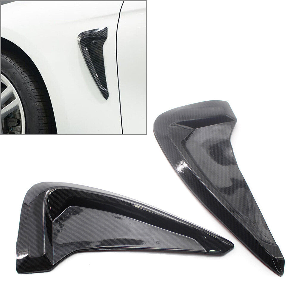 Side Marker Fender Air wing Vent Trim M Cover Carbon Fit for BMW F15-X5 35I 2014-up