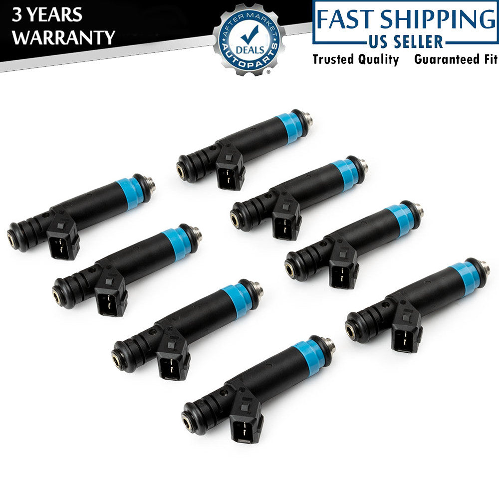8Pcs Fuel Injectors Fits For Deka for Buick Et Deka 80LB 850cc New FI114991 FI114992