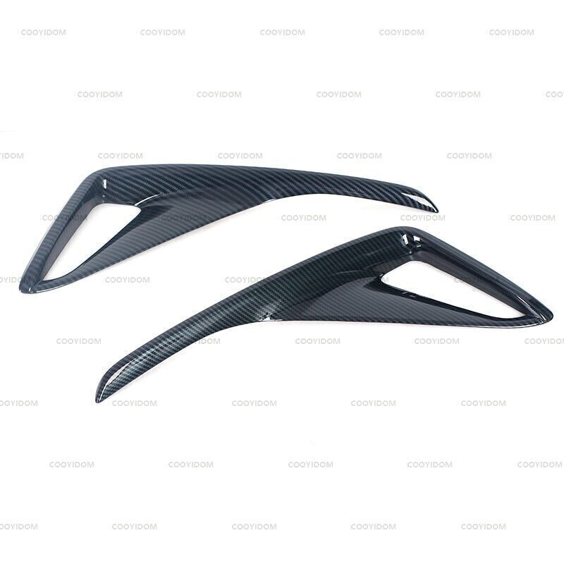 Carbon fiber rear fog light bumper cover trim for Toyota C-HR 2018-2022