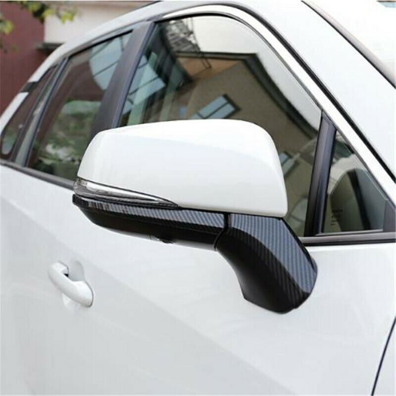 Carbon Fiber Rearview Side Mirror Strips Decor Trim for Toyota for Sienna 2021-2023