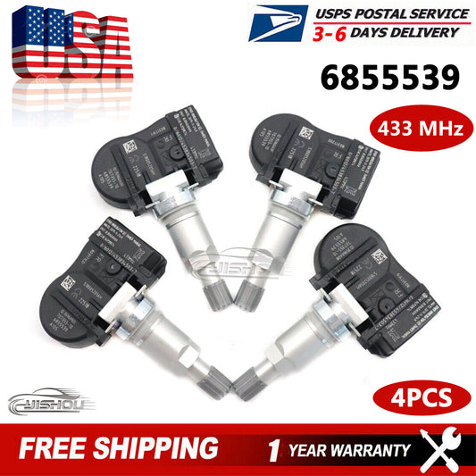 New 4PCS 6855539 Brand for BMW TPMS for 2016+ M3 M4 F30/F32 F80/F82 433Mhz