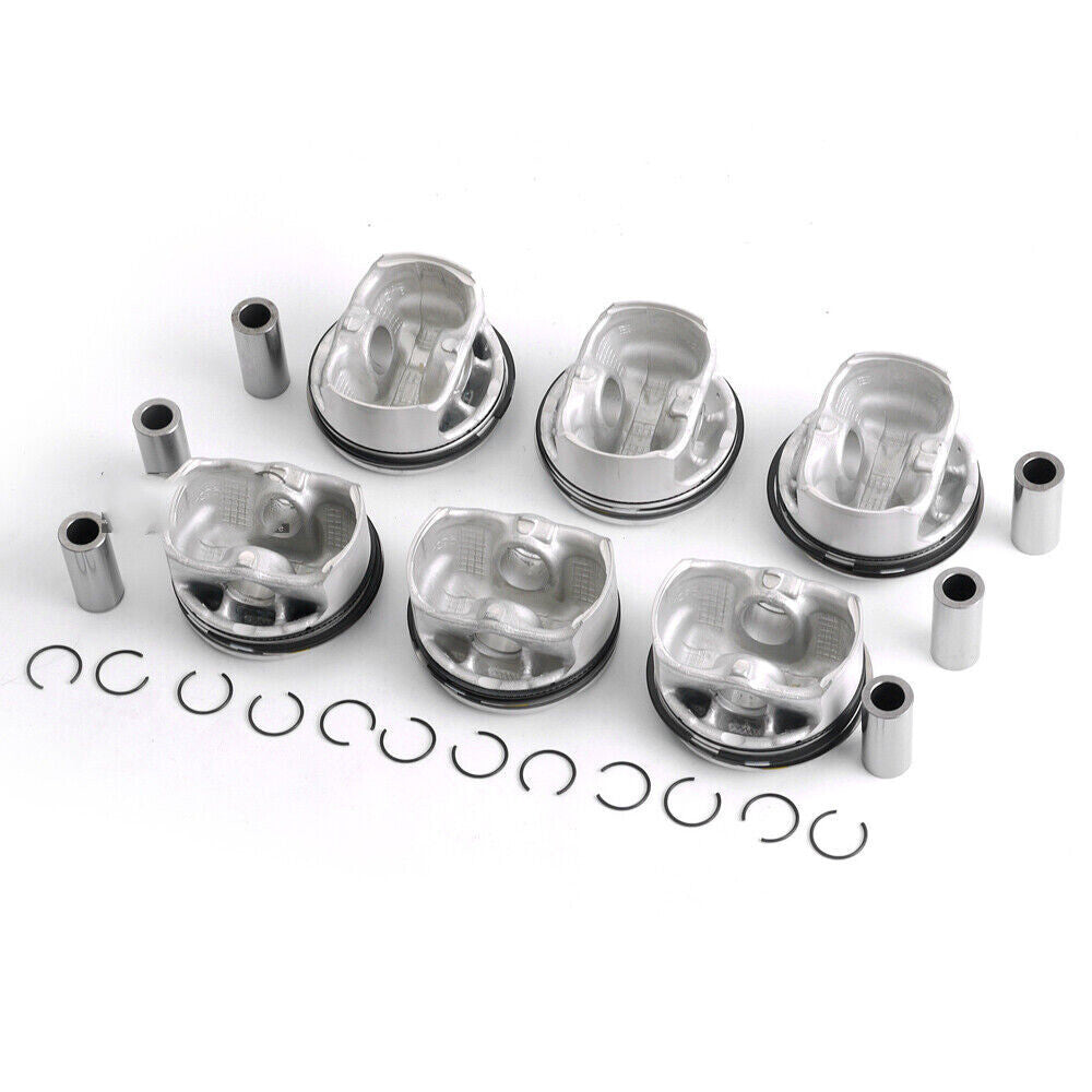 6Pcs Pistons Rings Set ¦µ82mm CR 11:1 for BMW E60 E90 E92 323i 525i N52B25 2.5L