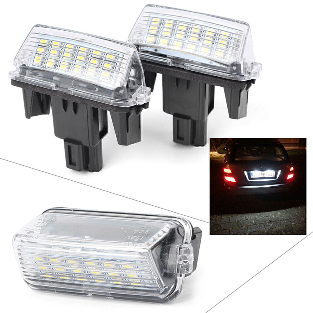 White LED License Plate Light Fit for Toyota Yaris (2012-) for Camry (2013-)